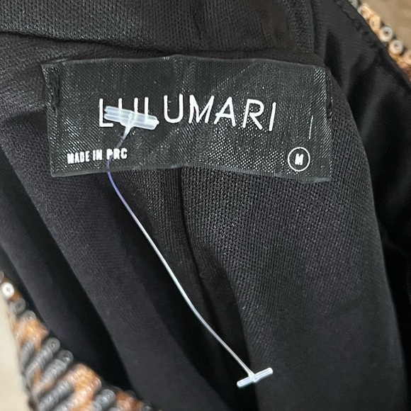 NWOT Lulumari Leopard Sequin Mini Skirt Size M - Picture 5 of 6